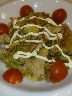 お手軽!豚肉&キャベツの焼きそば風炒め-レシピのメイン写真