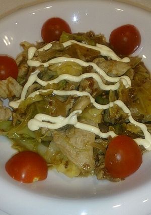 お手軽！豚肉＆キャベツの焼きそば風炒め-レシピのメイン写真