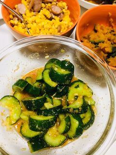 激うま☆キムチでたたききゅうり-レシピのメイン写真