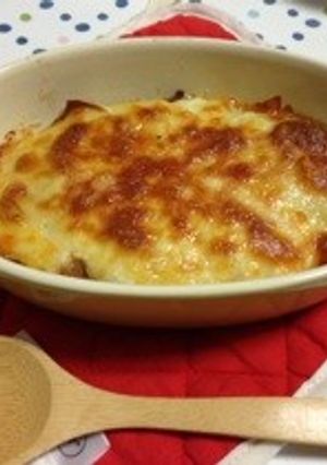 豆腐とじゃがいもで簡単！ヘルシーグラタン-レシピのメイン写真
