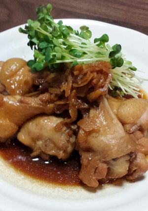 鶏手羽元のホロホロ甘辛煮込み~醤油~-レシピのメイン写真
