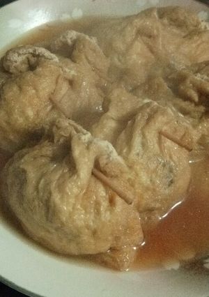 色々入った巾着煮-レシピのメイン写真
