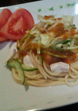 簡単！和風冷製パスタヽ(´▽｀)/-レシピのメイン写真