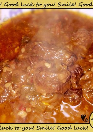 シチュー用の牛肉赤ワイン煮込み♪簡単です-レシピのメイン写真