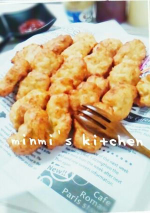 お豆腐でふわっふわ♪シーチキンナゲット♡-レシピのメイン写真