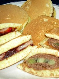 ホットケーキMで「おから餡どら焼き」-レシピのメイン写真