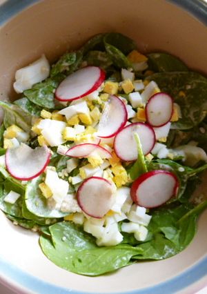 ほうれん草とキヌアのサラダ-レシピのメイン写真