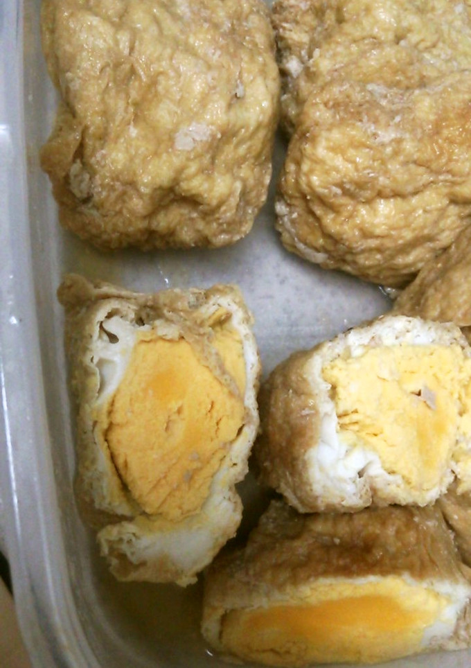 油揚げの卵きんちゃく袋煮-レシピのメイン写真
