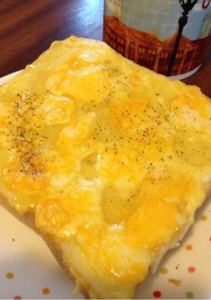 ピ○ーラ風⁉チーズ＆ハニートースト-レシピのメイン写真