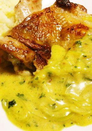 チキンソテー【カレーソース】-レシピのメイン写真