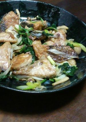 カリッうま！ぶりと野菜の醤油マヨ炒め-レシピのメイン写真