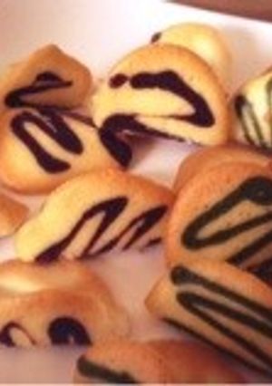 フォーチュンクッキー(ココア/抹茶)-レシピのメイン写真