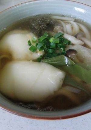 ”力うどん”と乾麺うどんの時短の茹で方♪-レシピのメイン写真