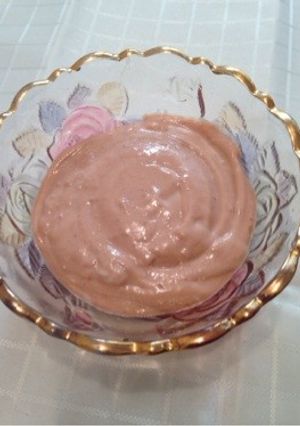 本物そっくり‼︎豆腐でチョコホイップ♡-レシピのメイン写真