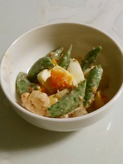スナップえんどうの春色サラダ-レシピのメイン写真