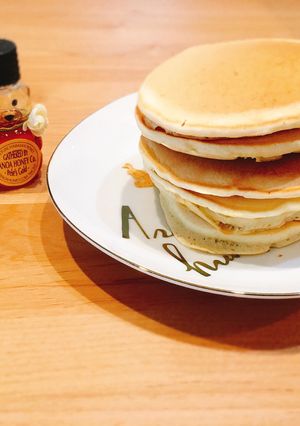 牛乳なし！ヨーグルトでホットケーキ♡-レシピのメイン写真