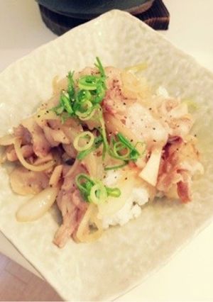 豚バラ丼-レシピのメイン写真