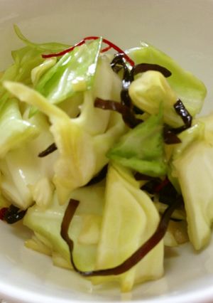 キャベツの昆布和え-レシピのメイン写真