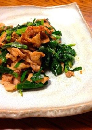 ❀豚肉とニラの塩麹炒め-レシピのメイン写真