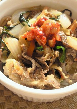 ★ビビンバ風〜簡単甘辛プルコギ丼★-レシピのメイン写真