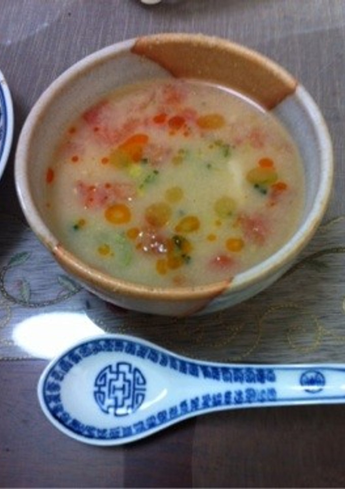 おからの中華風スープ-レシピのメイン写真
