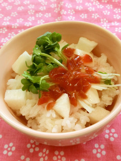 長芋ごはんの梅あんかけ-レシピのメイン写真