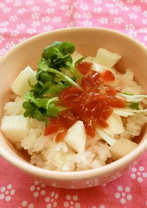 長芋ごはんの梅あんかけ-レシピのメイン写真