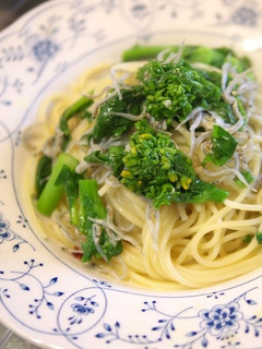 小女子と菜花の春パスタ-レシピのメイン写真