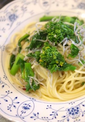 小女子と菜花の春パスタ-レシピのメイン写真
