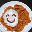 チーズ混ぜスパ
