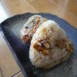 ちりめん山椒とくるみのおにぎり♪