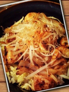 鶏のマヨポン酢丼-レシピのメイン写真