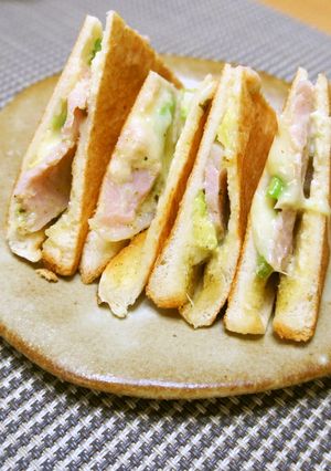 おしゃれなカフェ風ホットサンド-レシピのメイン写真