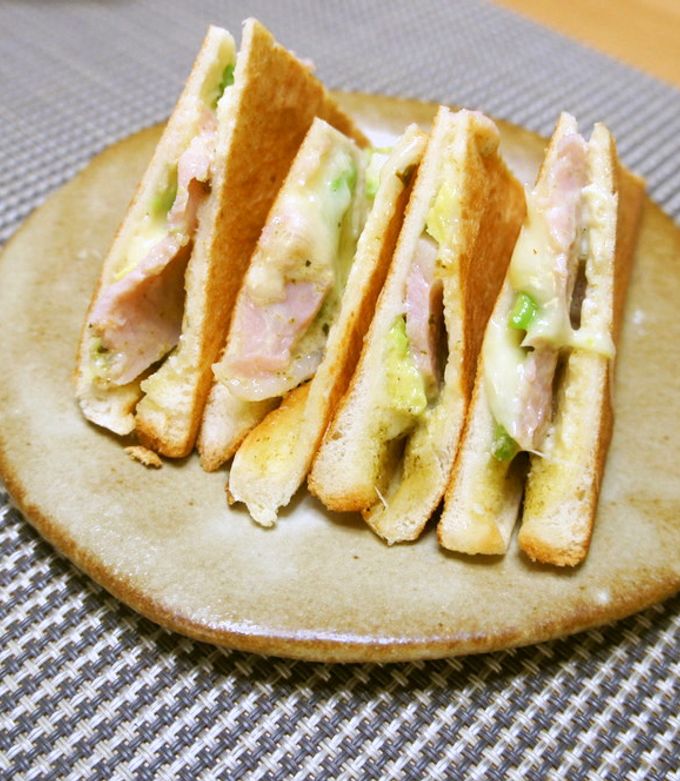 おしゃれなカフェ風ホットサンド-レシピのメイン写真