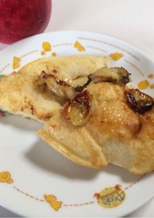 バナナのパンケーキ-レシピのメイン写真