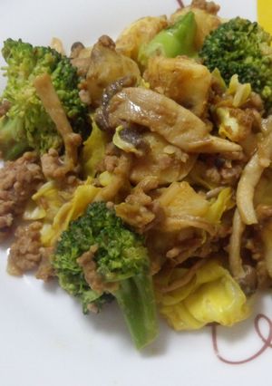 ☆キャベツと豚挽き肉のカレー炒め☆-レシピのメイン写真