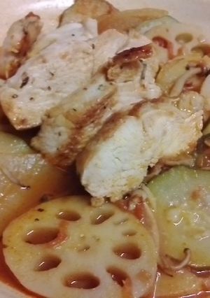 鶏肉好きのラタトゥイユ-レシピのメイン写真