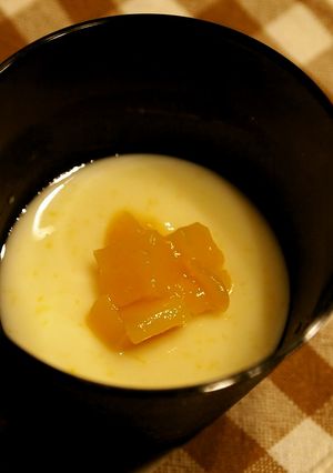 からだにいいおやつ♡豆乳マンゴープリン-レシピのメイン写真