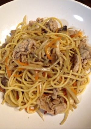 きんぴらパスタ-レシピのメイン写真