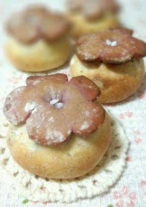 シャンピニオン＊花きのこパン＊-レシピのメイン写真