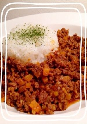 ルー使用禁止！旨味たっぷりキーマカレー-レシピのメイン写真