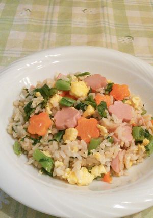 春色♪菜の花のチャーハン-レシピのメイン写真