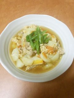 肉じゃが風卵とじ-レシピのメイン写真