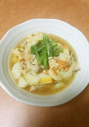 肉じゃが風卵とじ-レシピのメイン写真