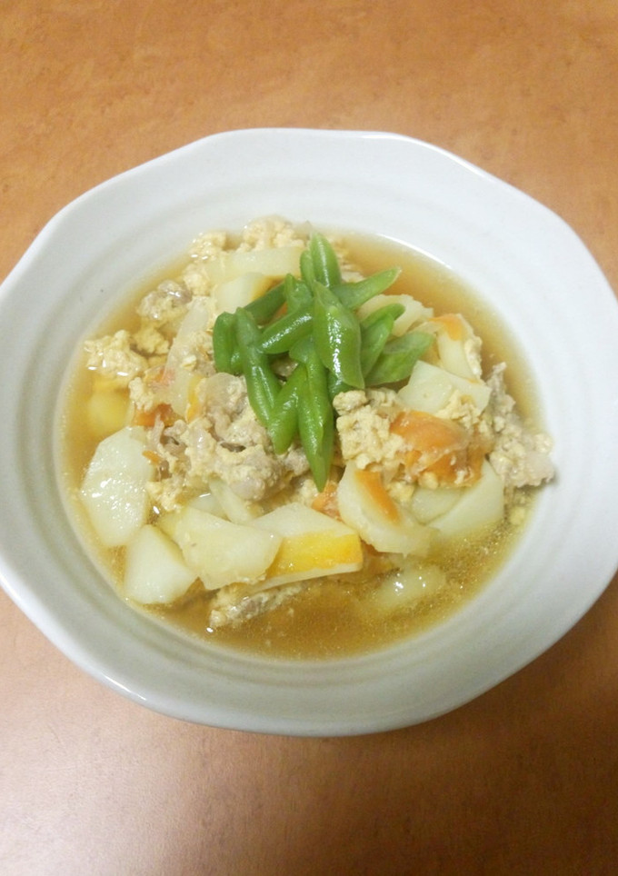 肉じゃが風卵とじ-レシピのメイン写真