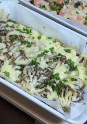 たっぷりきのこのマヨチーズ焼き♪-レシピのメイン写真