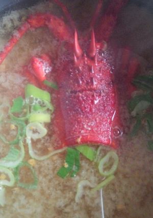 簡単!伊勢エビの頭の味噌汁☆-レシピのメイン写真