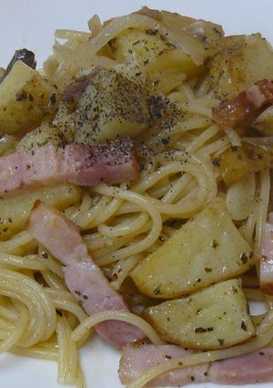 美味しい!!ジャーマンポテトのパスタ-レシピのメイン写真