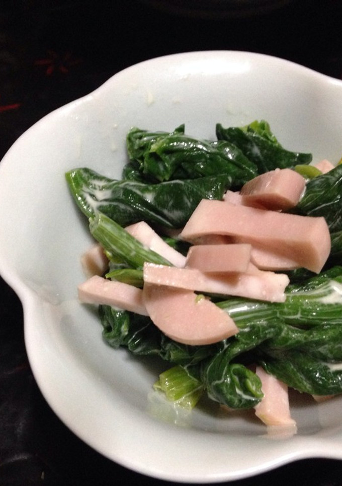 ほうれん草と魚ニソのマヨぽん酢あえ-レシピのメイン写真