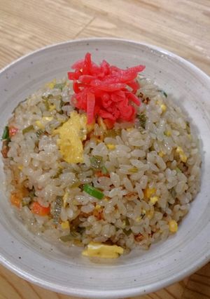 炊飯器♡節約つまみ♡青い部分➕パラ②炒飯-レシピのメイン写真